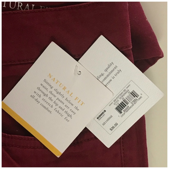 # Croft & Barrow Natural Fit Pants Sz 6 - Picture 6 of 6